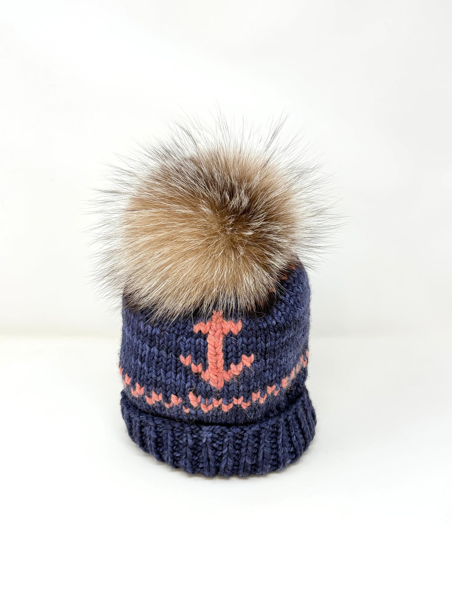 Sandy Knits Beanies w/ Fur