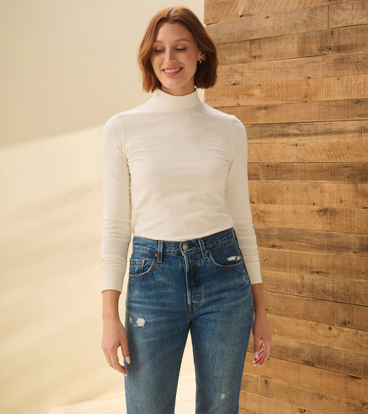 Mock Neck Top