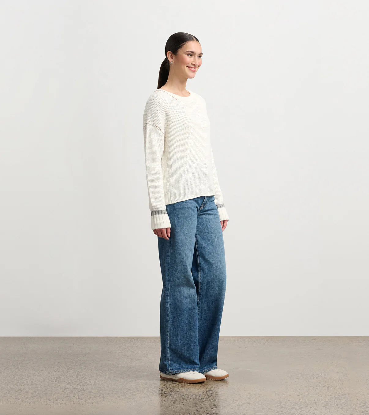 Waffle Knit Sweater