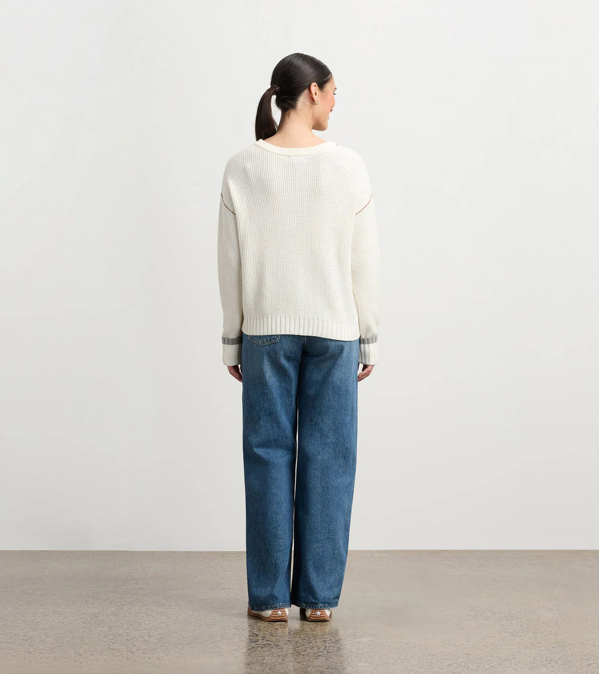 Waffle Knit Sweater