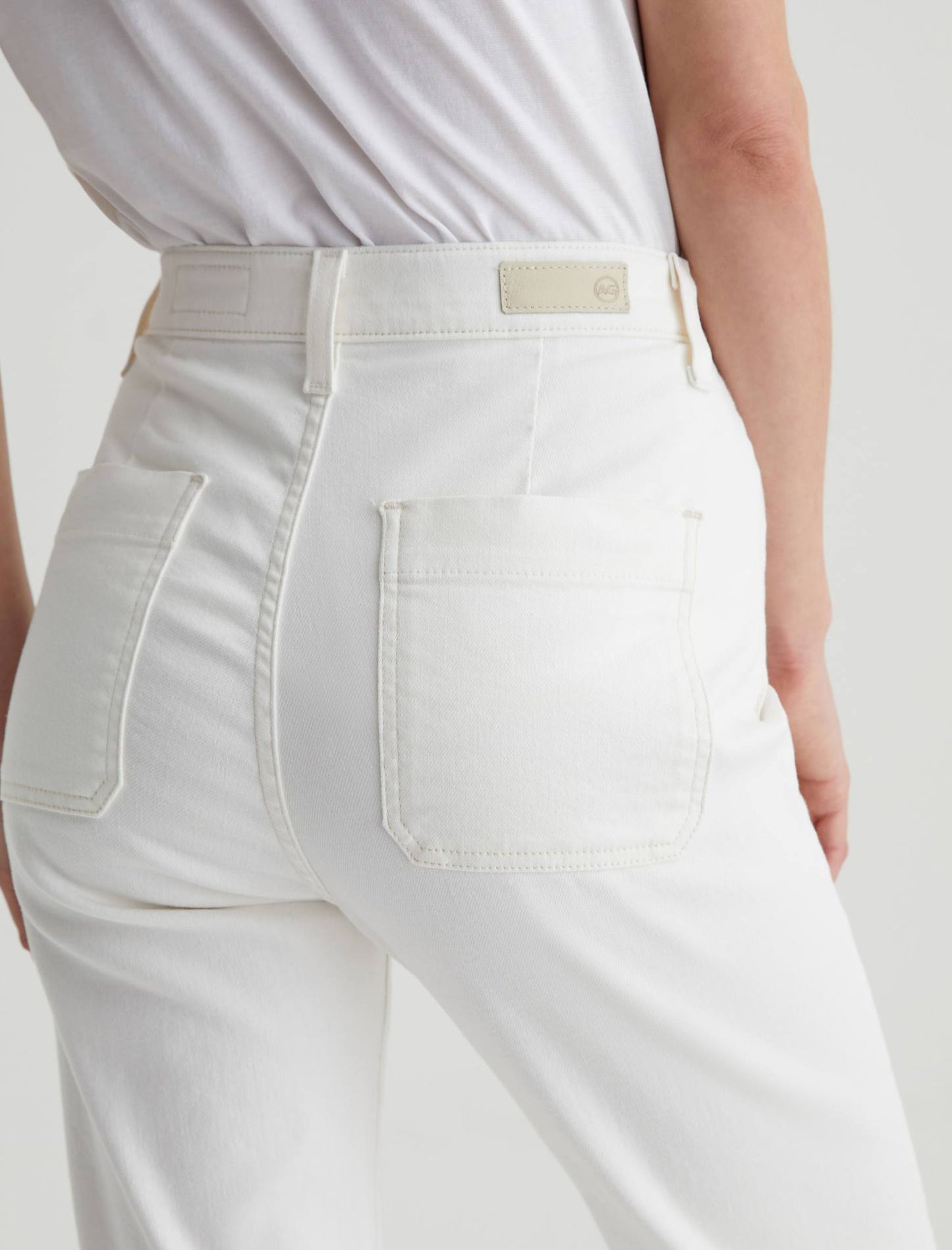 Desi High Rise Flare - Powder