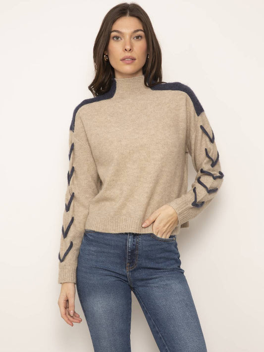 Millie Whipstitch Mockneck