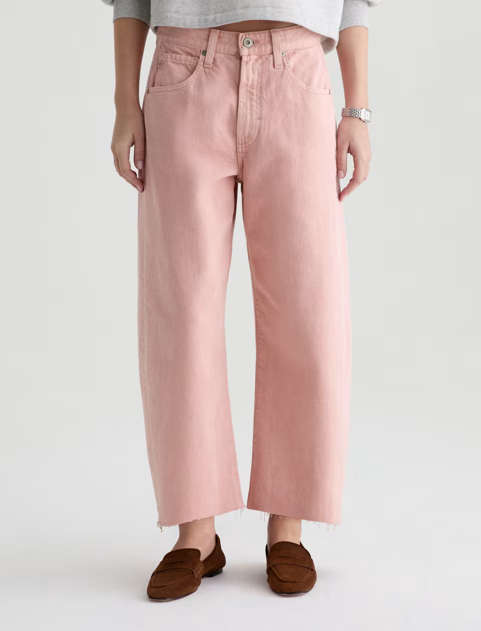 Hattie Crop Barrel Jeans