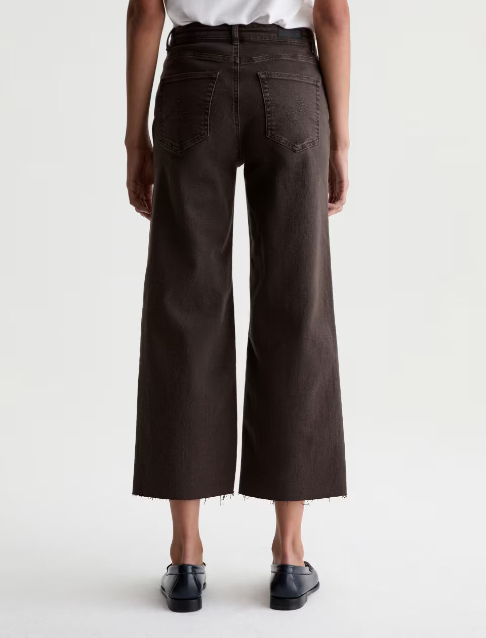 Saige Wide Leg Crop - Sulfur Burnt Umber