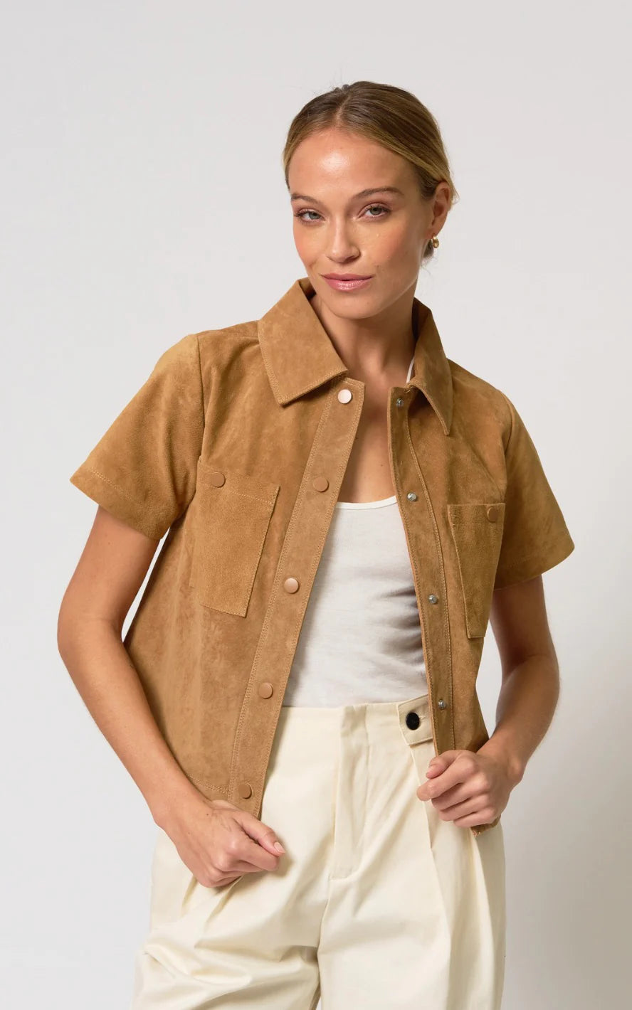 Rusty Genuine Suede SS Jacket
