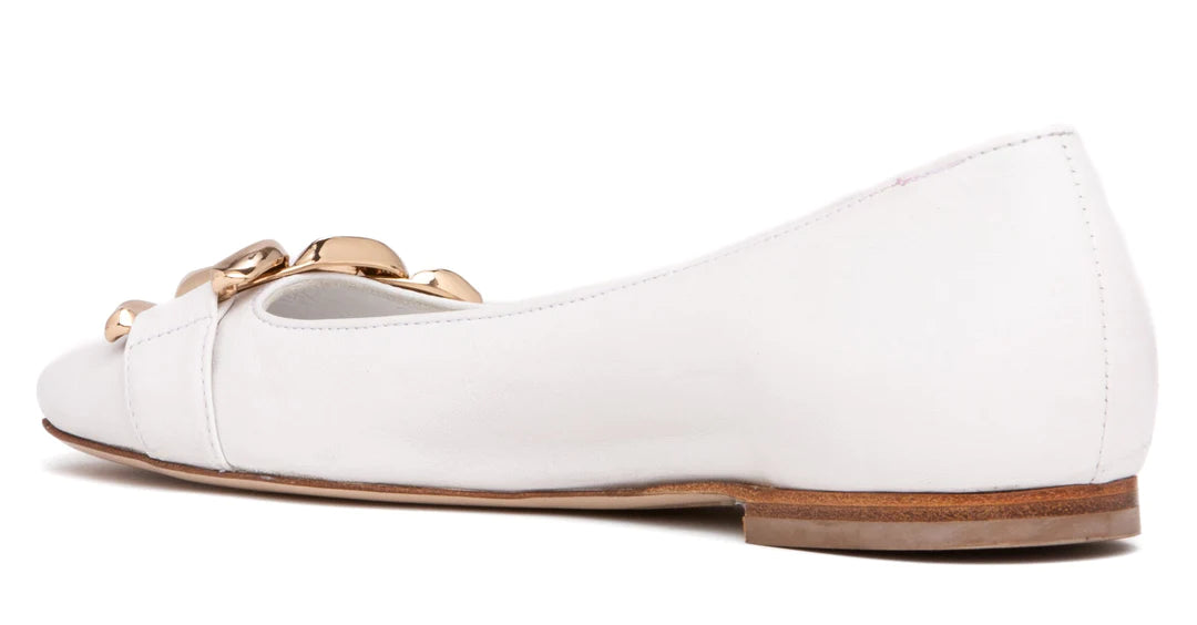 Giuly Leather Flat