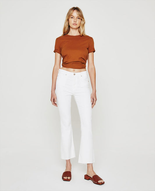 Farrah Boot Crop - Modern White