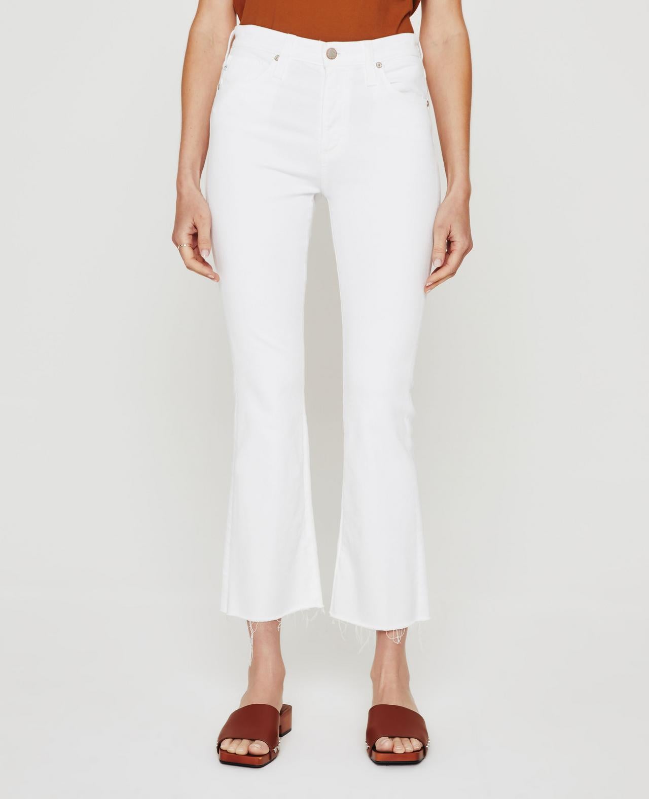 Farrah Boot Crop - Modern White