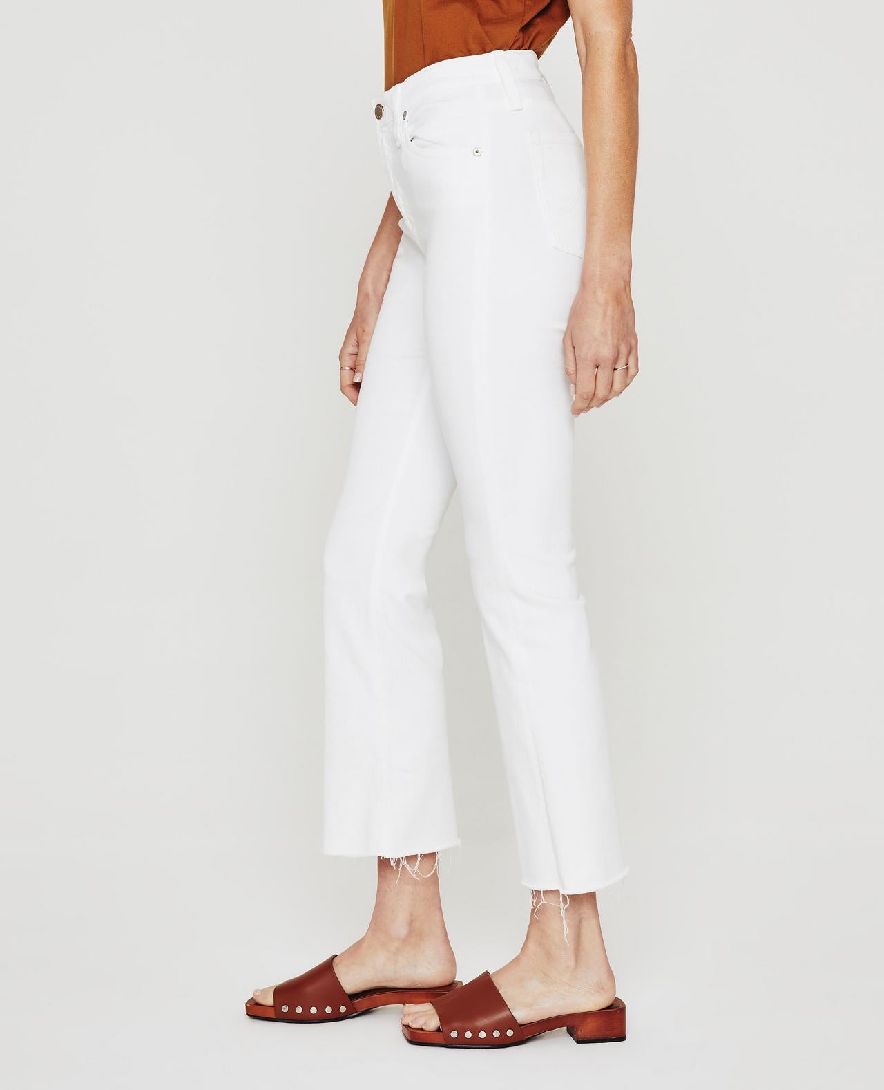 Farrah Boot Crop - Modern White