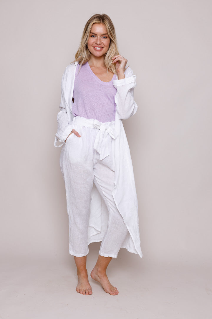 Bahati Linen Belted Pants