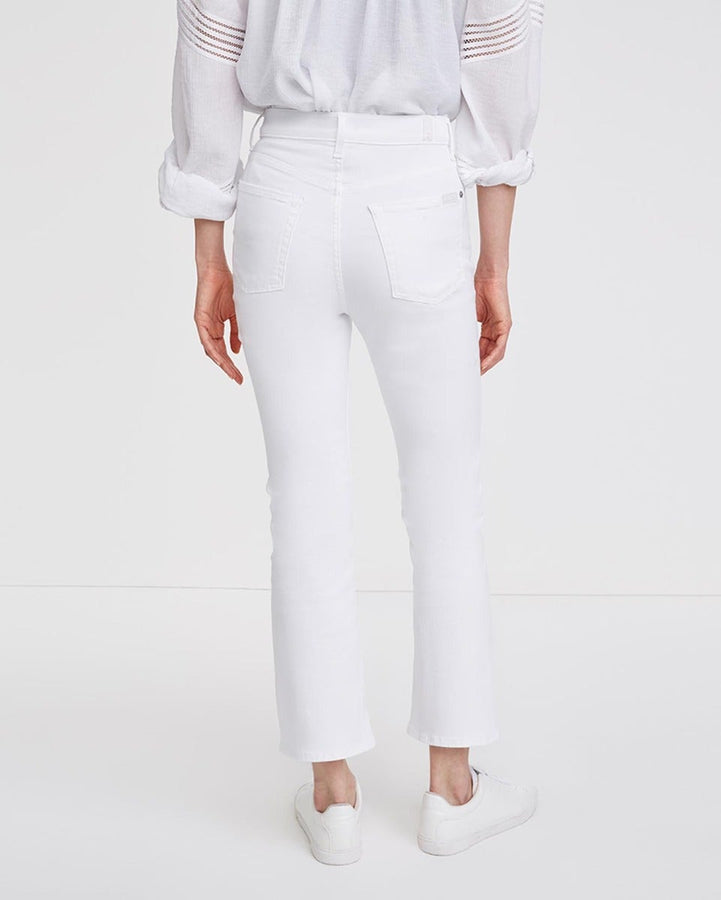 The High Waist Slim Kick - Luxe White