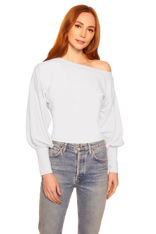 One Side Off Shoulder Top