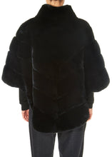 Load image into Gallery viewer, Belted Rabbit Fur Cape
