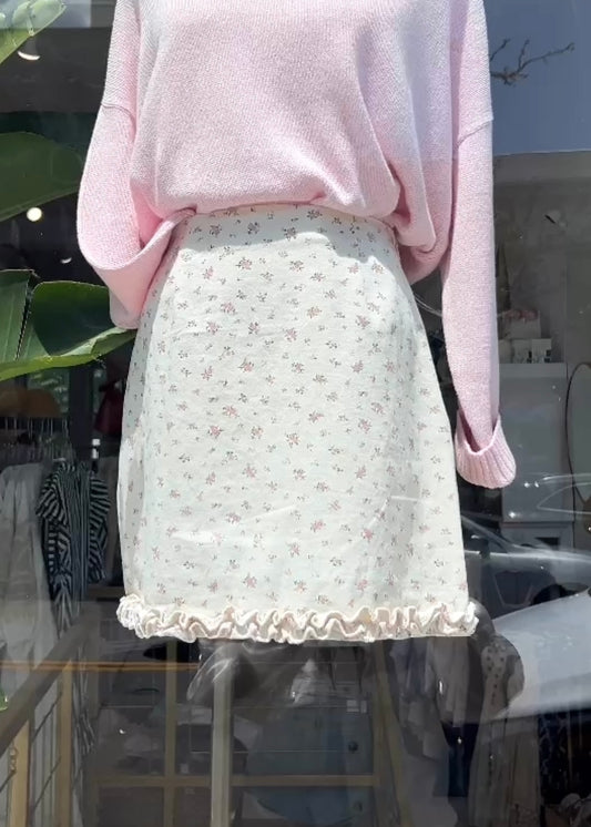 Mini Skirt w Ruffle