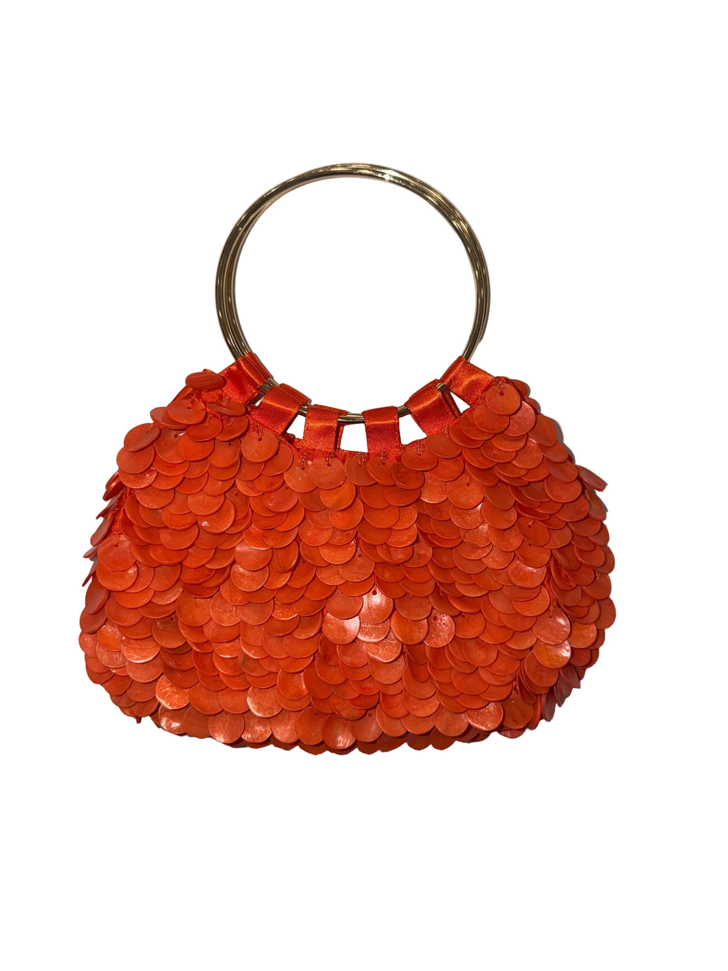 Double Ring Oval Shell Bag