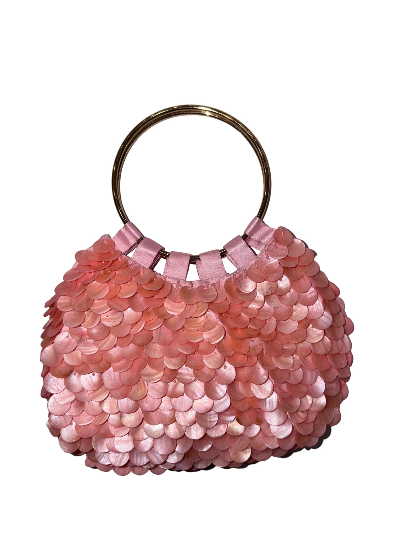Double Ring Oval Shell Bag