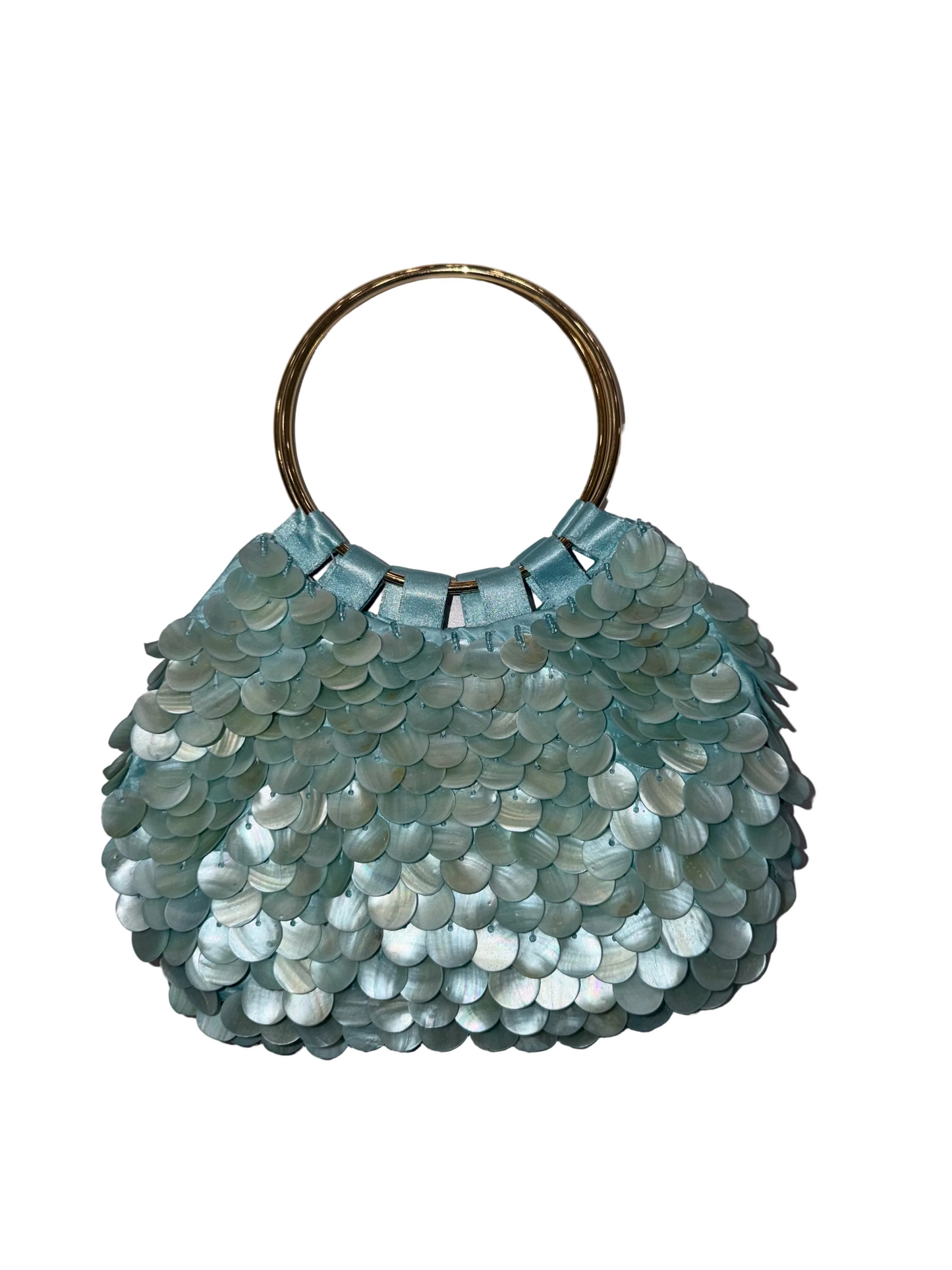 Double Ring Oval Shell Bag