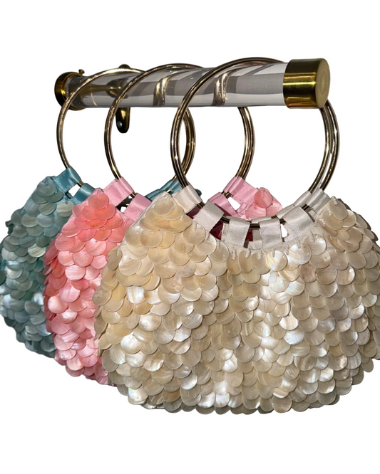 Double Ring Oval Shell Bag