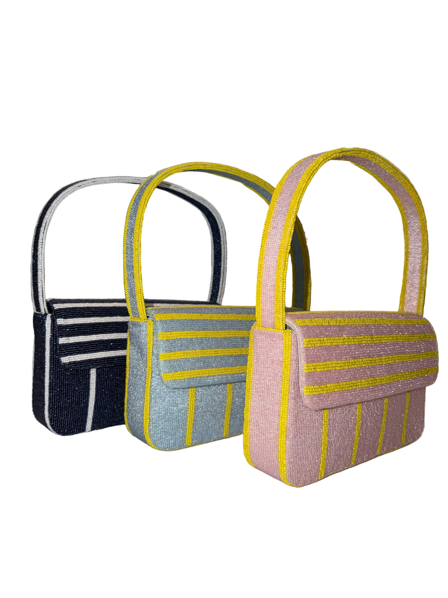 Striped Shoulder Bag