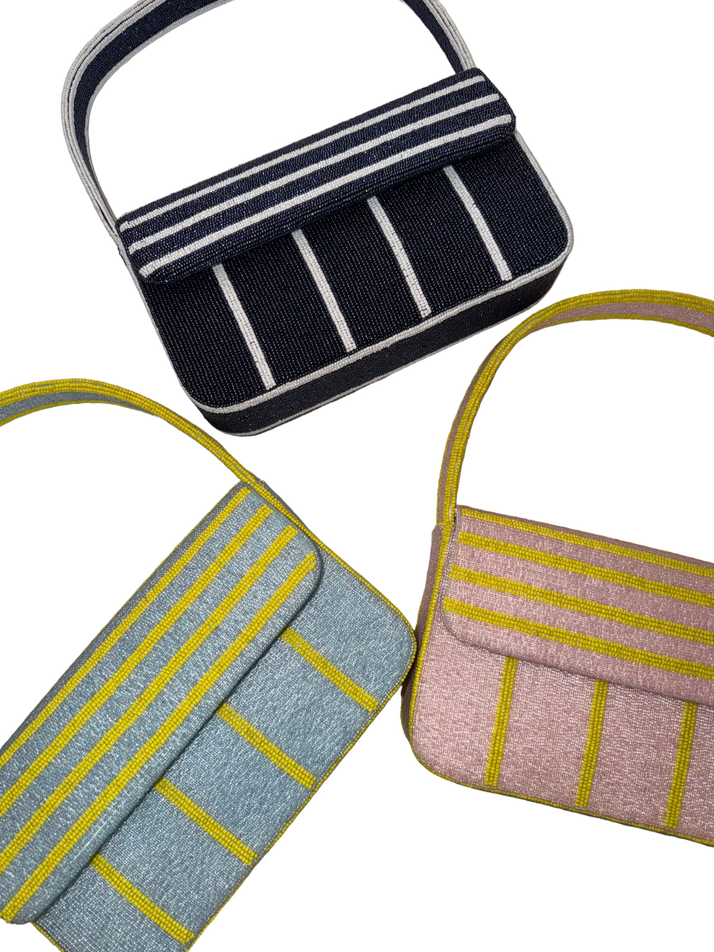 Striped Shoulder Bag