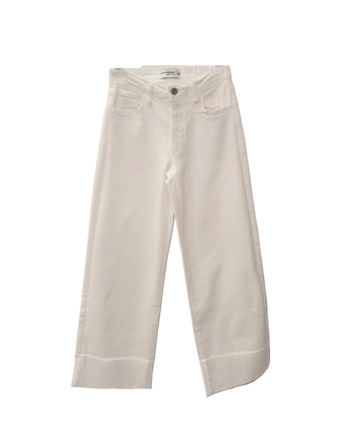 The Scissor Cuffed Slim Wide Leg