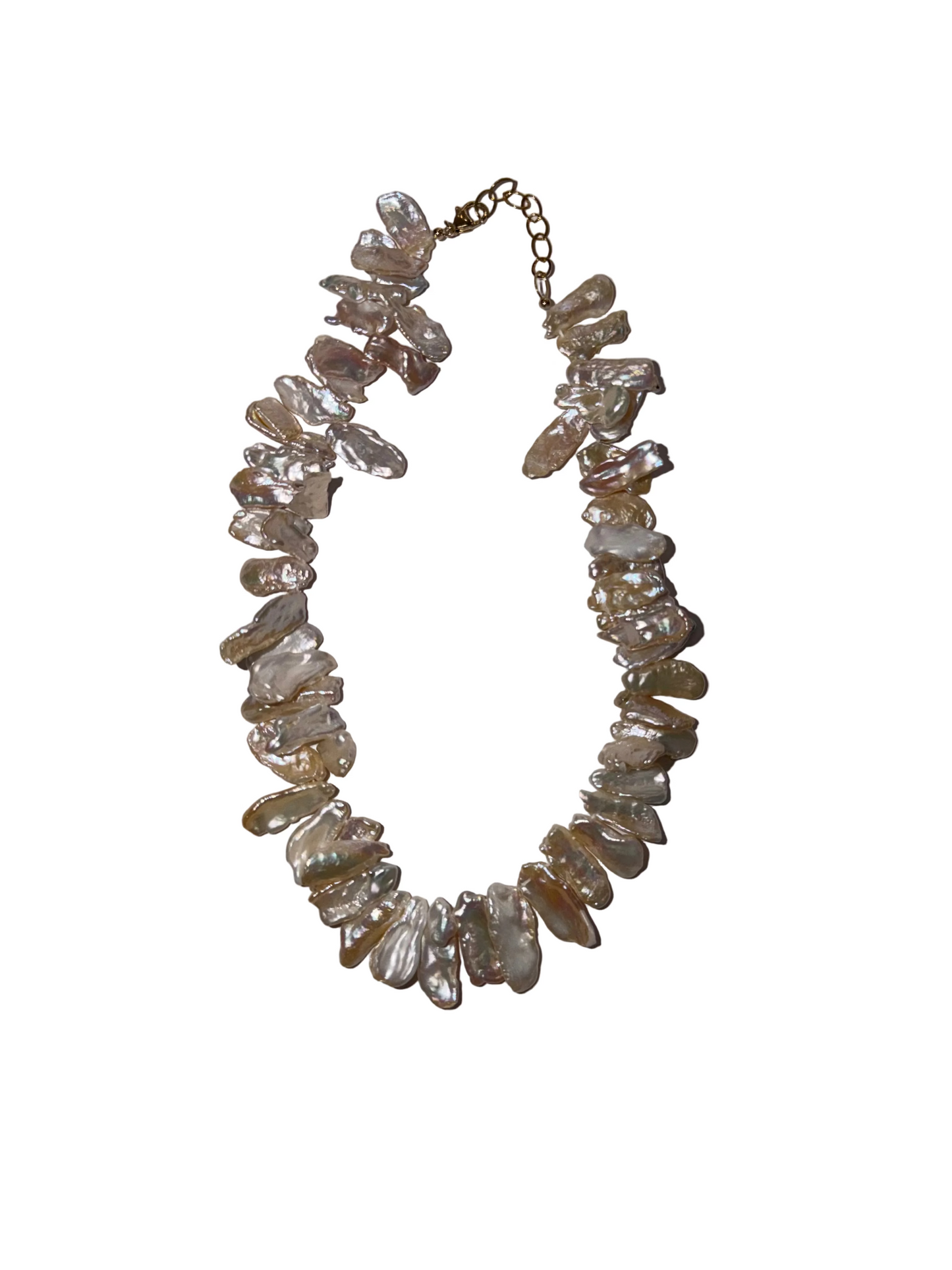 Asymmetrical Pearls Necklace