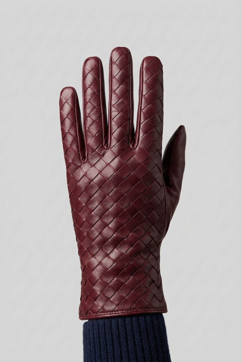 Woven Lambskin Glove