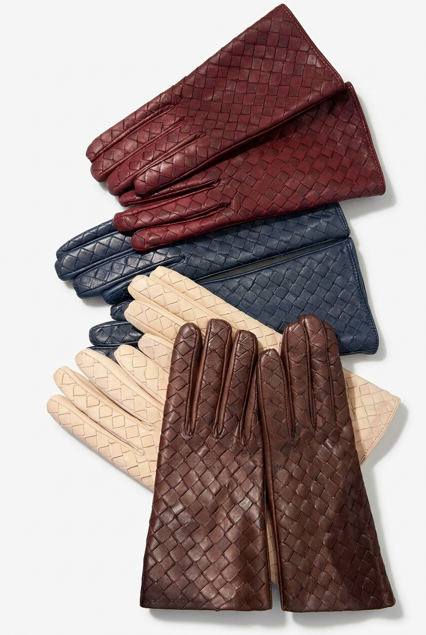 Woven Lambskin Glove