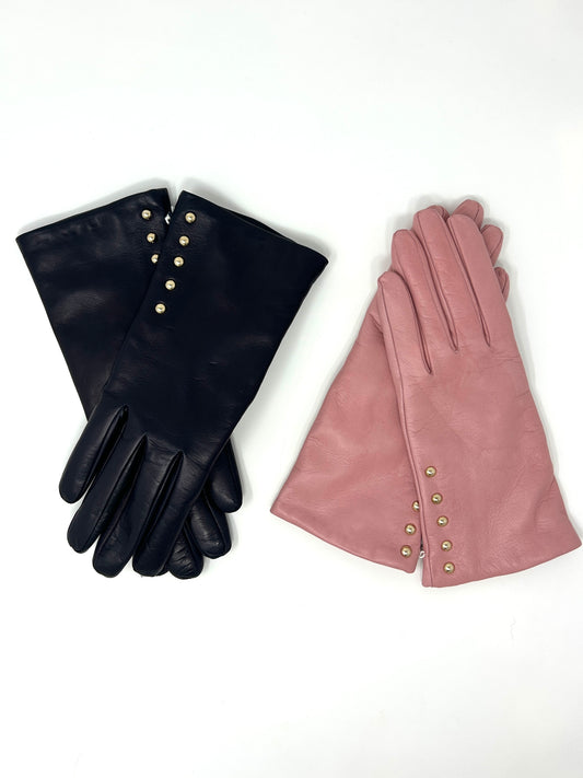 Nappa Glove w/ Gold Studs