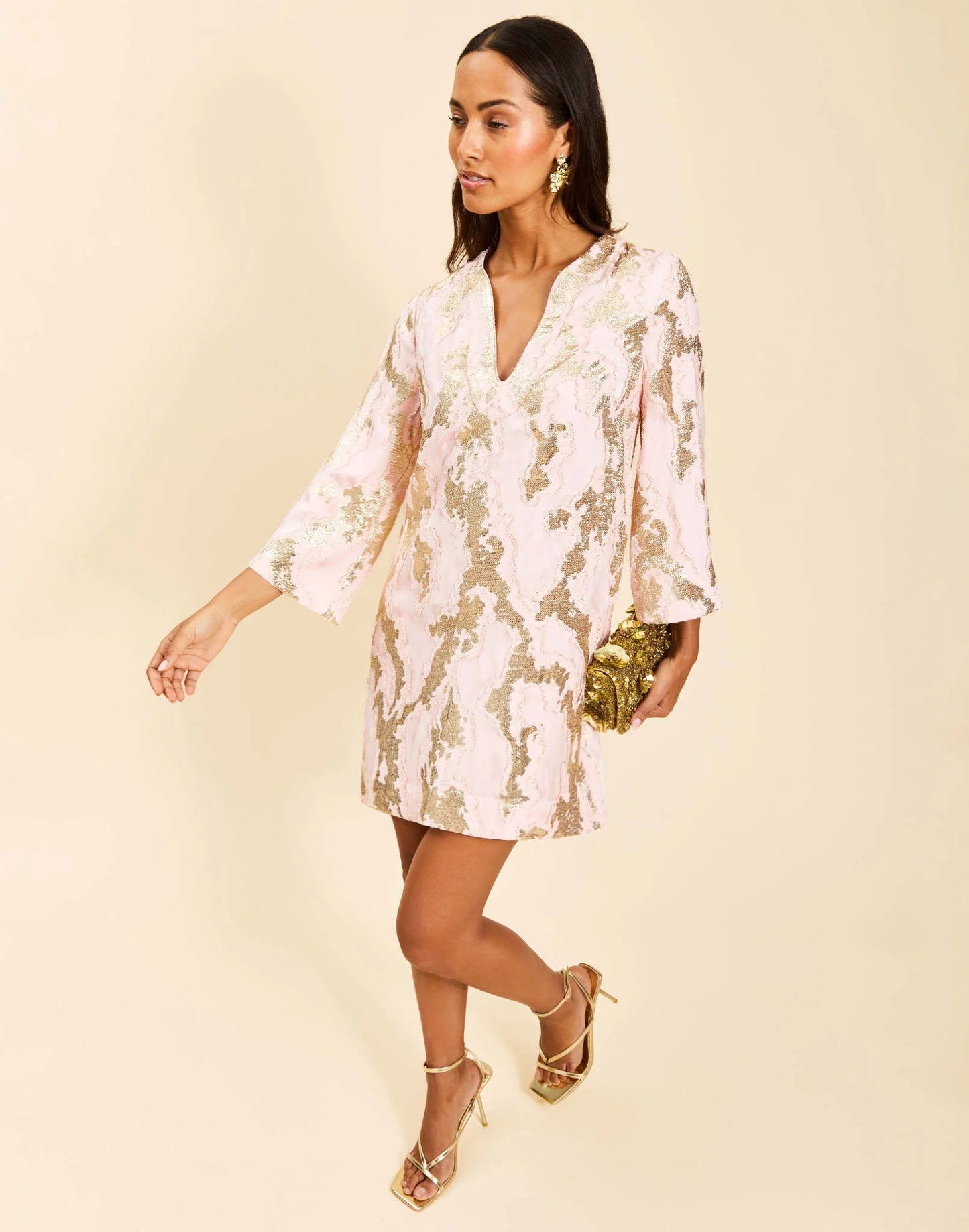 Ines Caftan Mini Dress