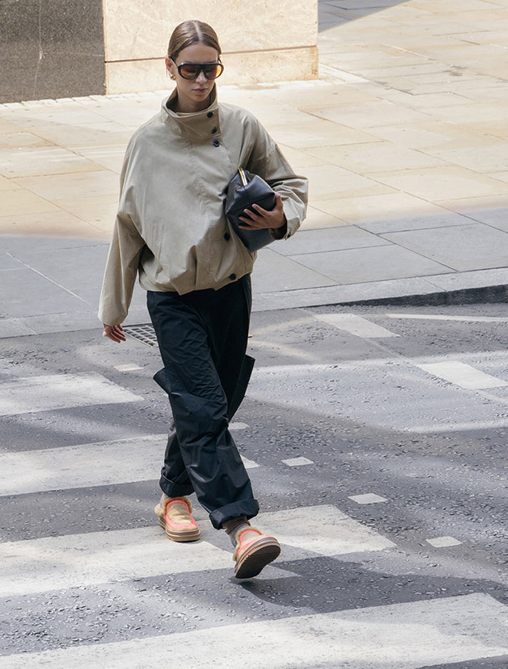 Jun 4.2. Saffron Suede Slippers