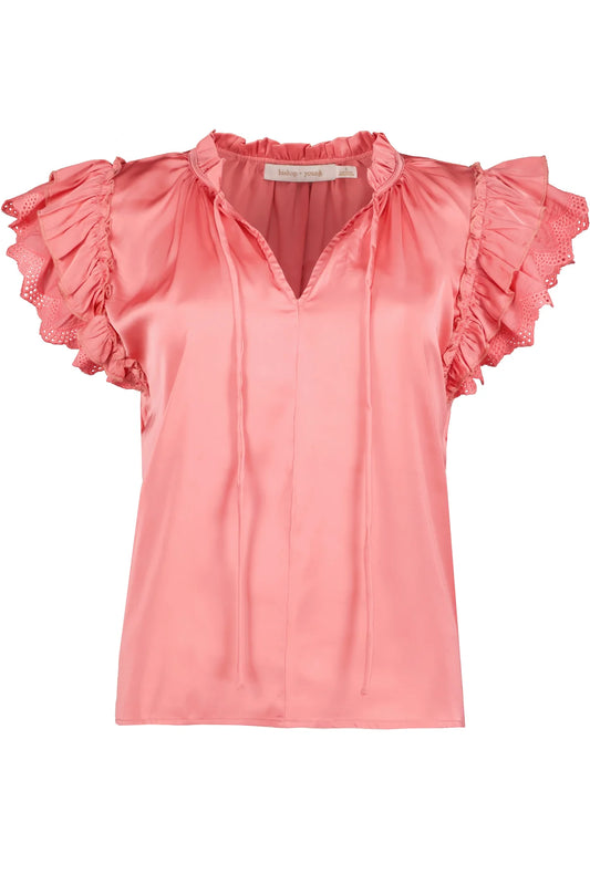 Nikki Flutter Sleeve Top