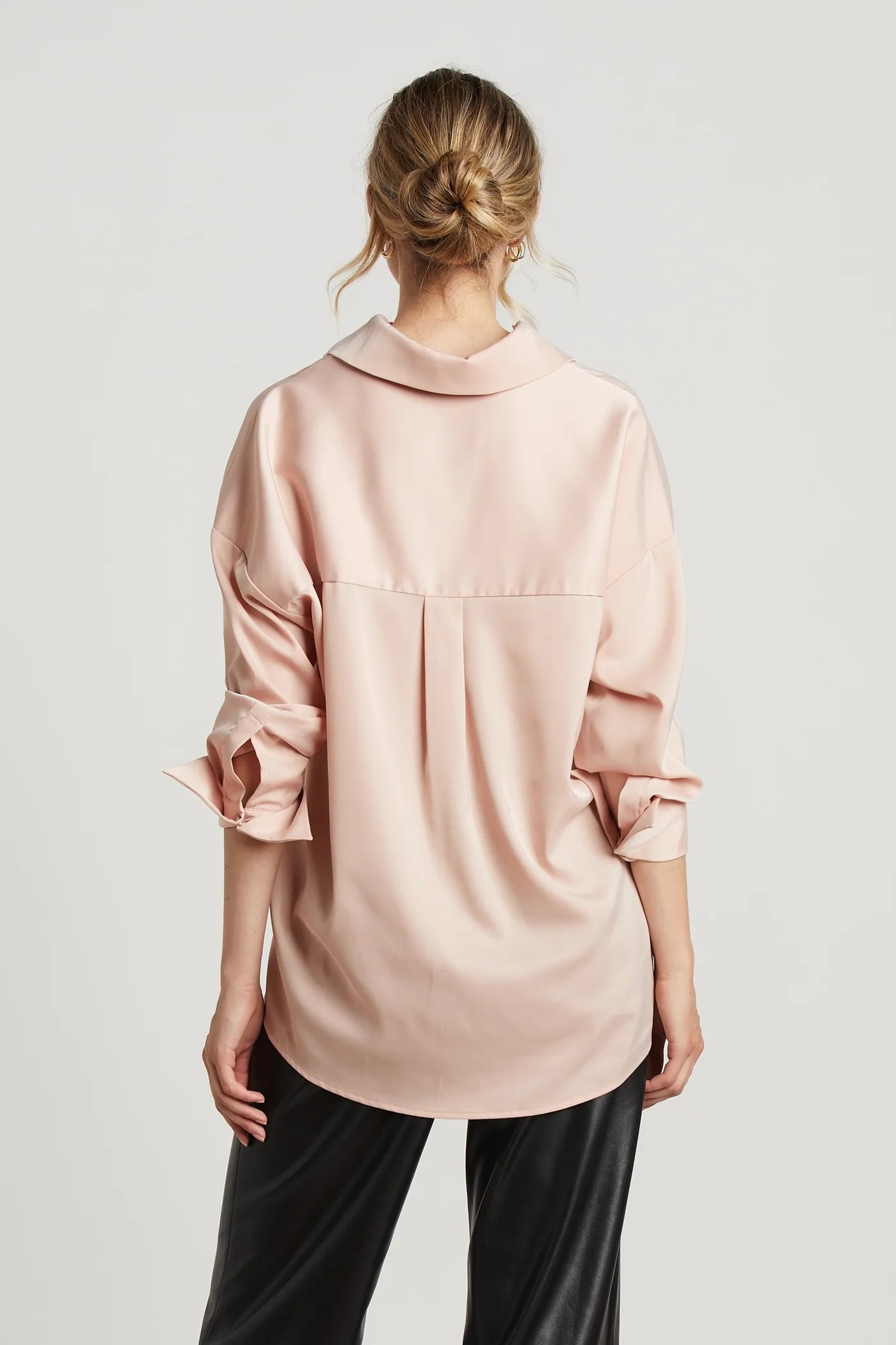 Kay Popover Satin Blouse