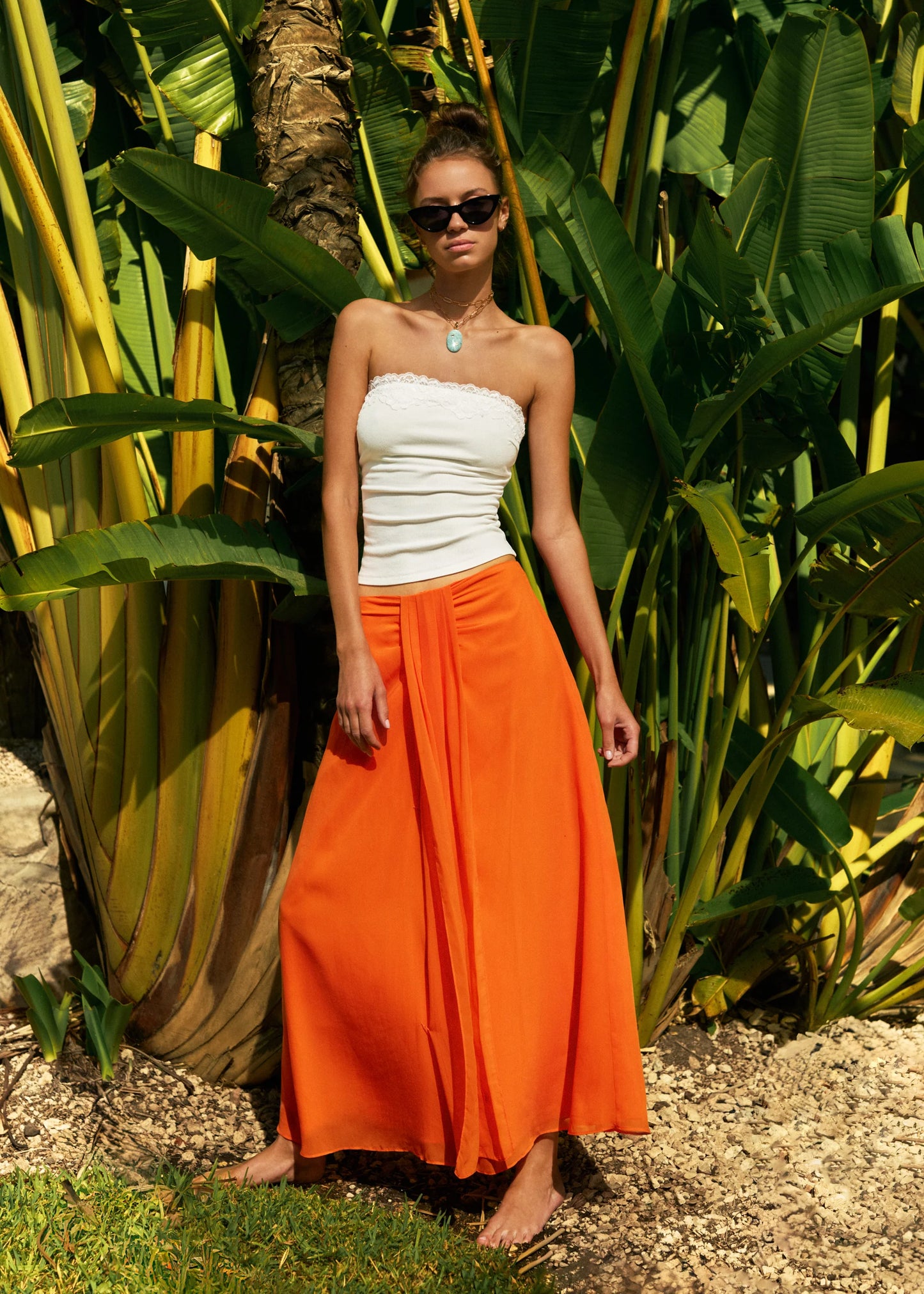 Bahia Chiffon Maxi Skirt