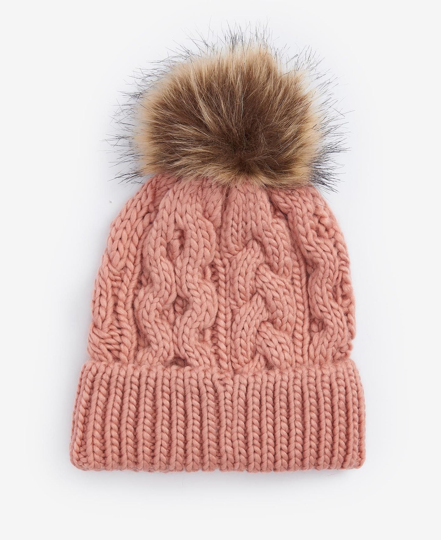 Penshaw Beanie Hat - Pink Rust