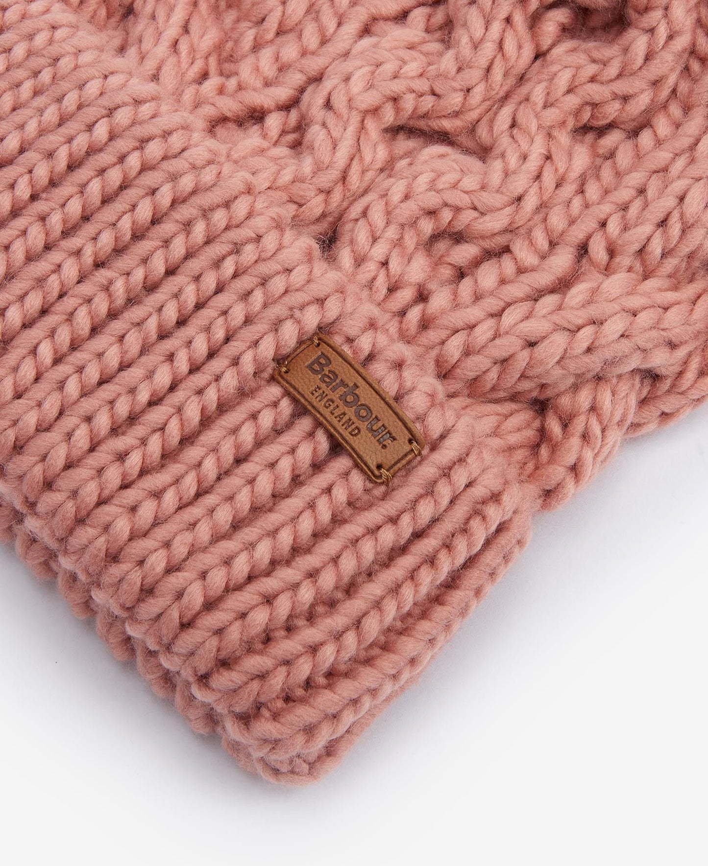 Penshaw Beanie Hat - Pink Rust