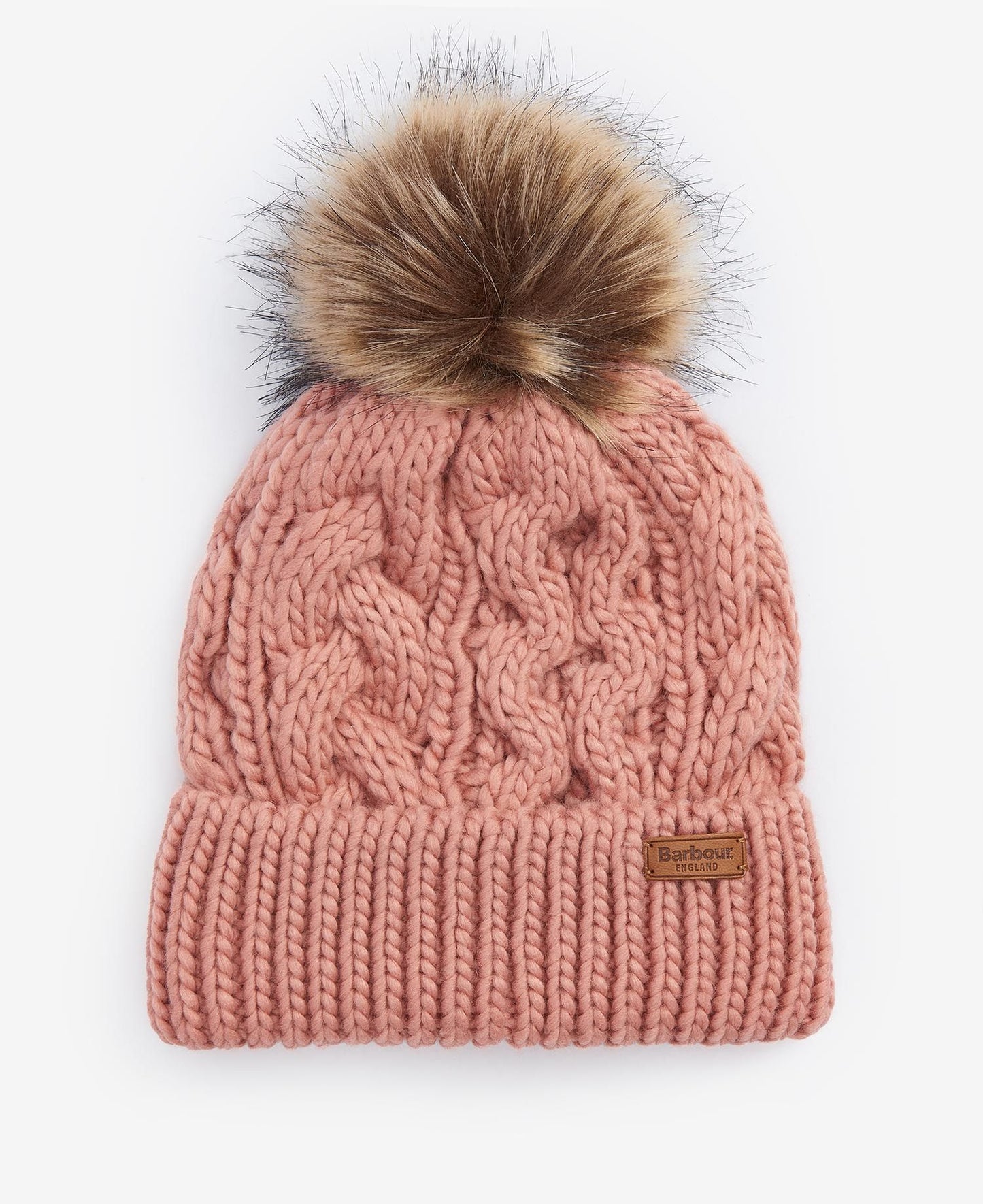 Penshaw Beanie Hat - Pink Rust