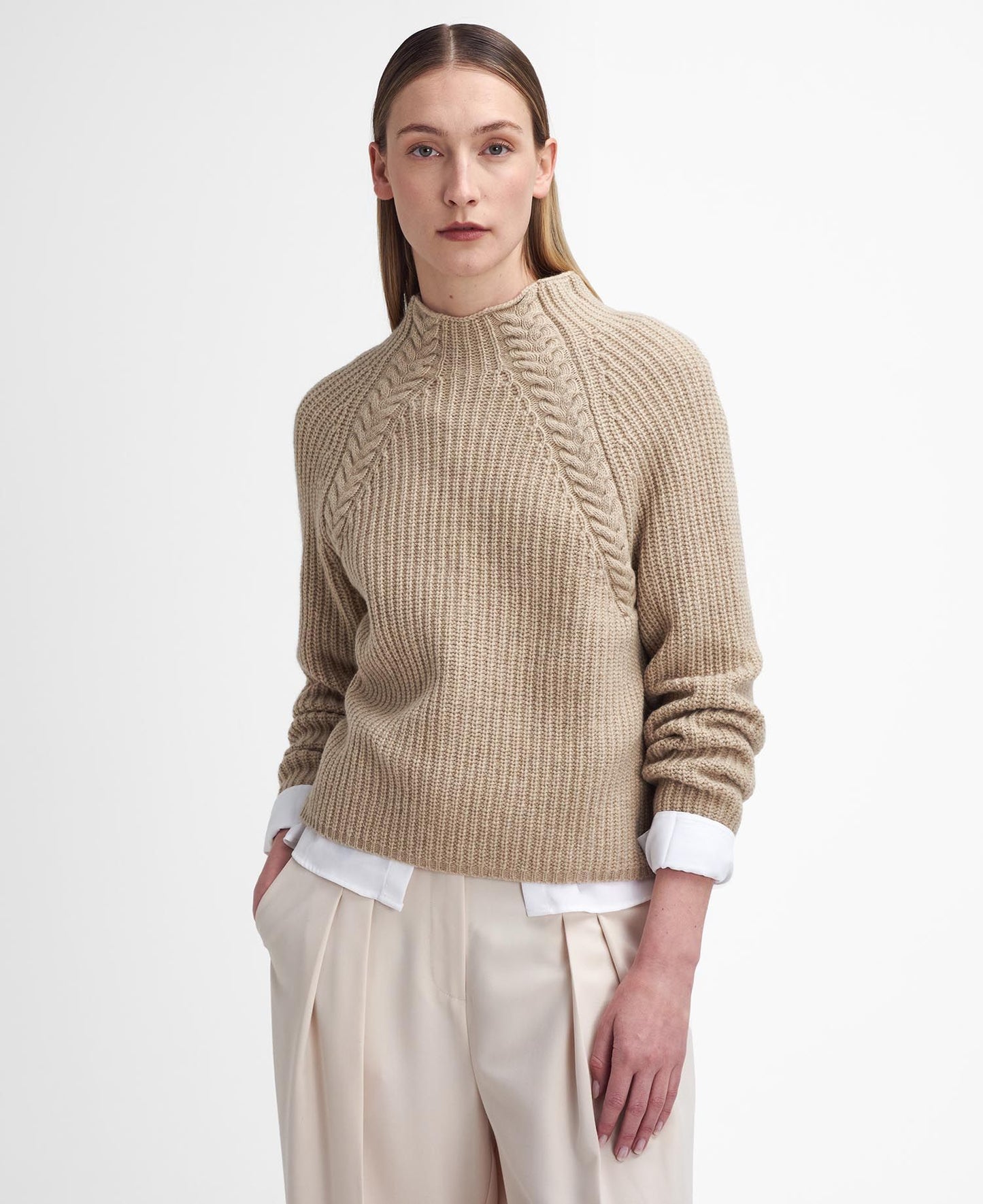 Rhonda High-Neck Jumper