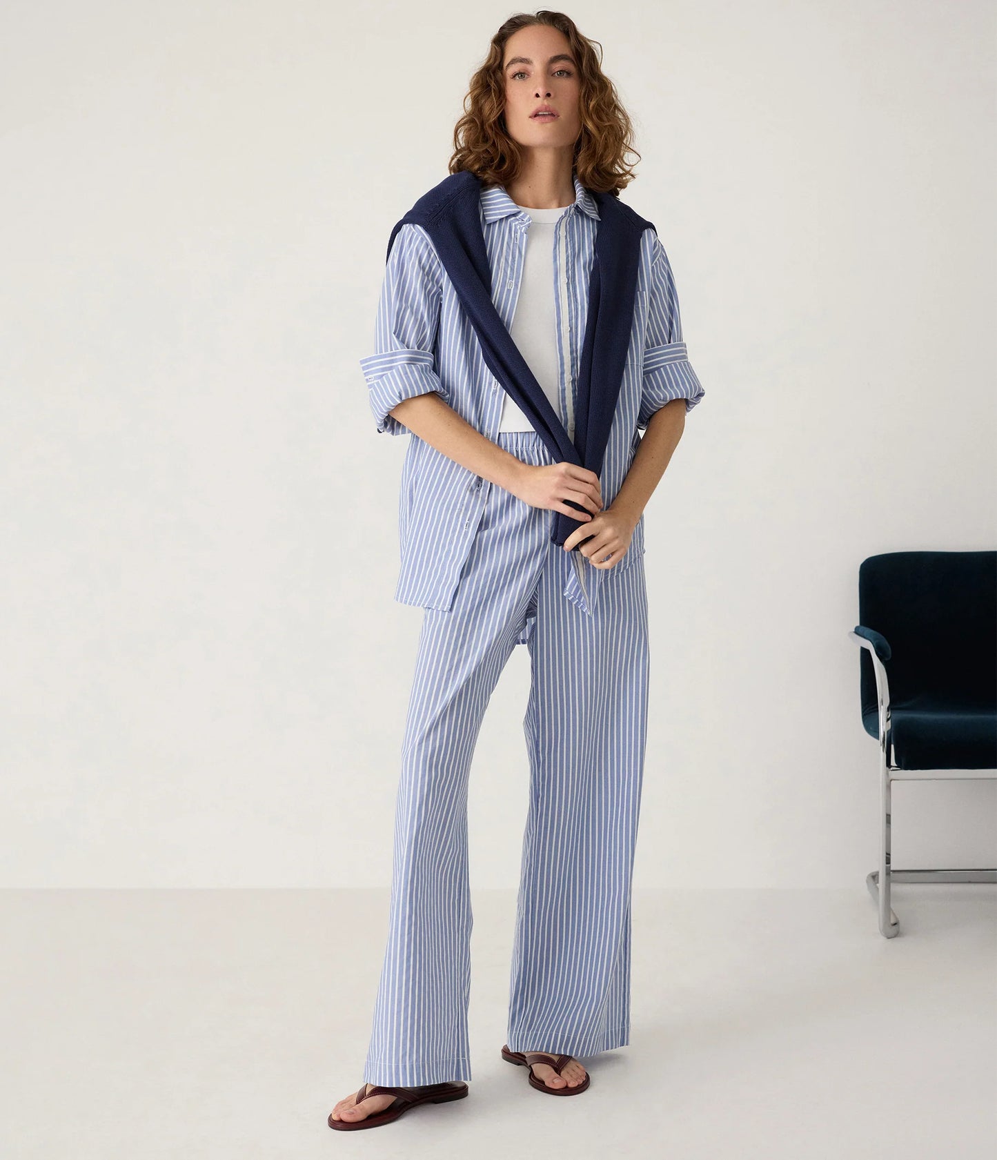 Taylor Striped Wide Leg Pant