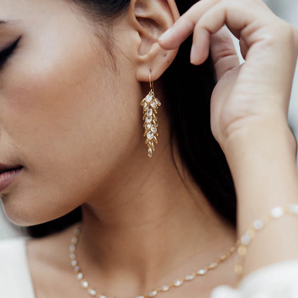 Crystal Midi Drops Earring