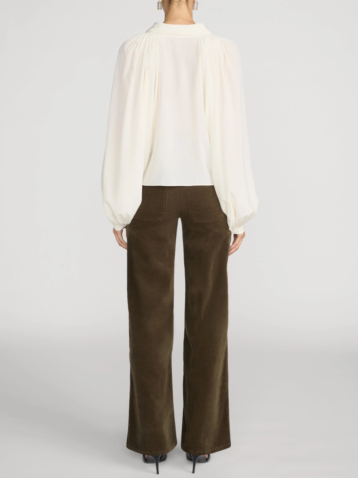 Le Slim Palazzo Modernist Pocket Corduroy