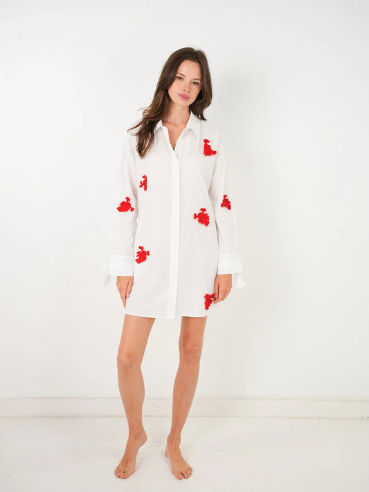 Lobster Roll Shirt Dress