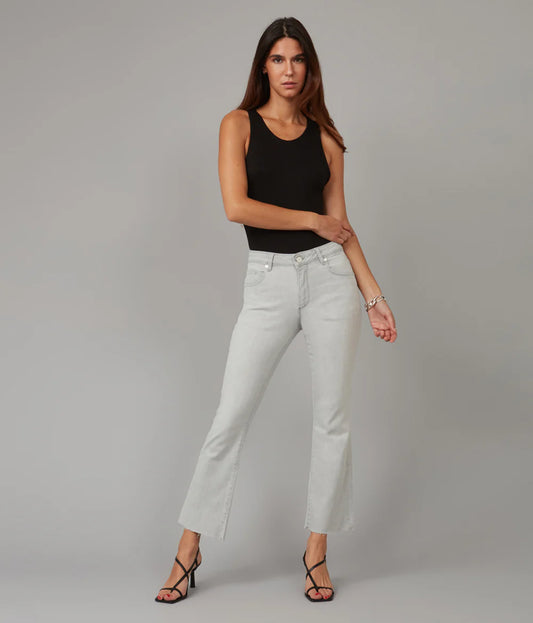 Gene Mid Rise Bootcut - Mid Ash
