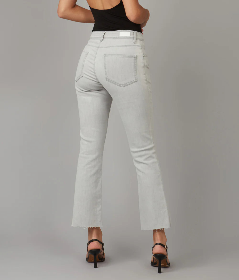 Gene Mid Rise Bootcut - Mid Ash