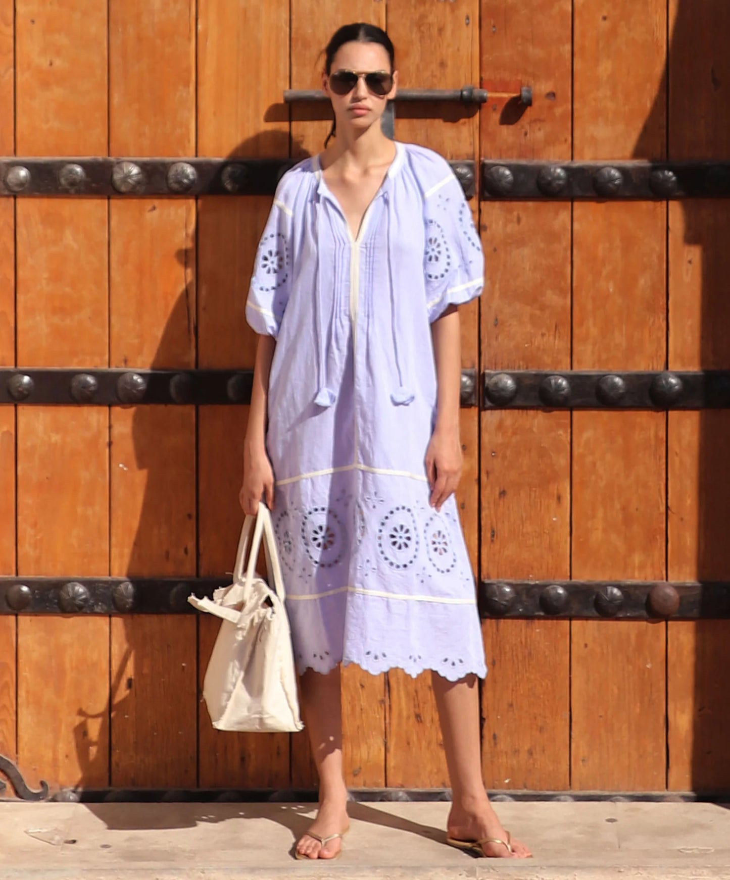 Magnolia Dress - Banker Blue