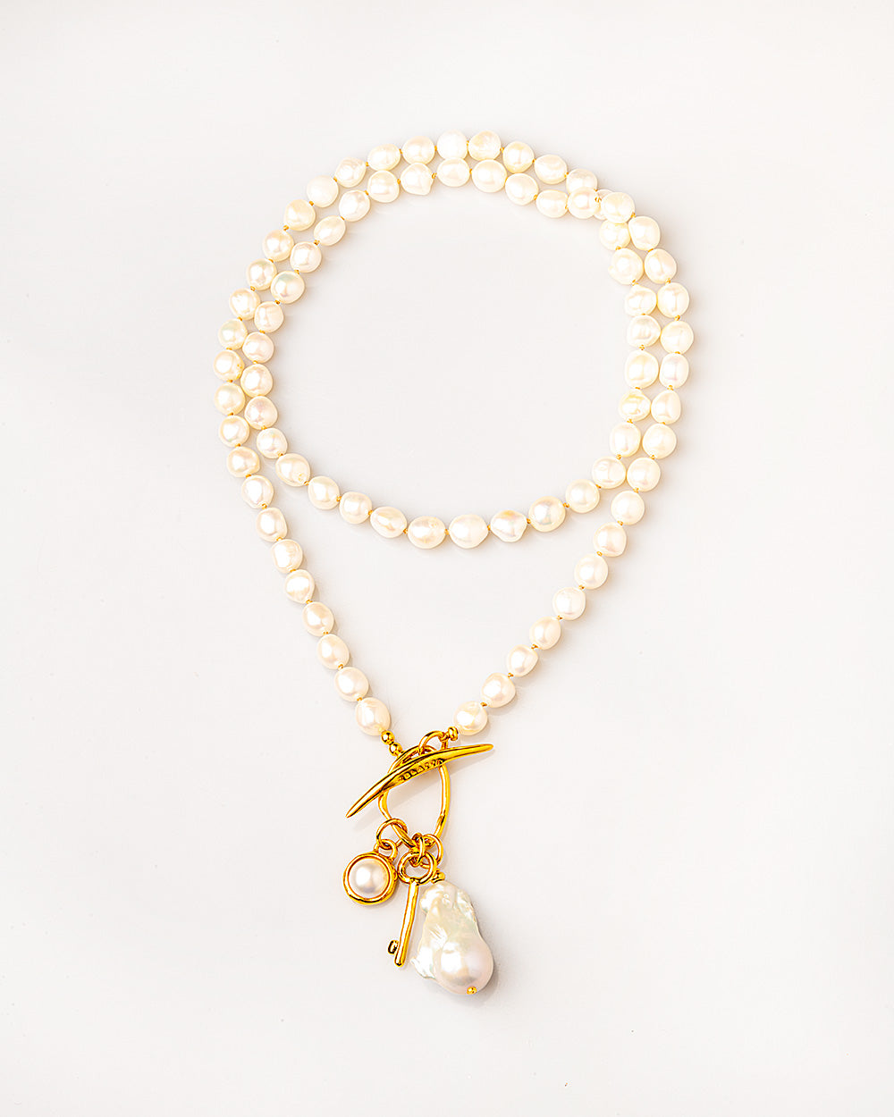 Long Necklace w/ Freshwater Pearls