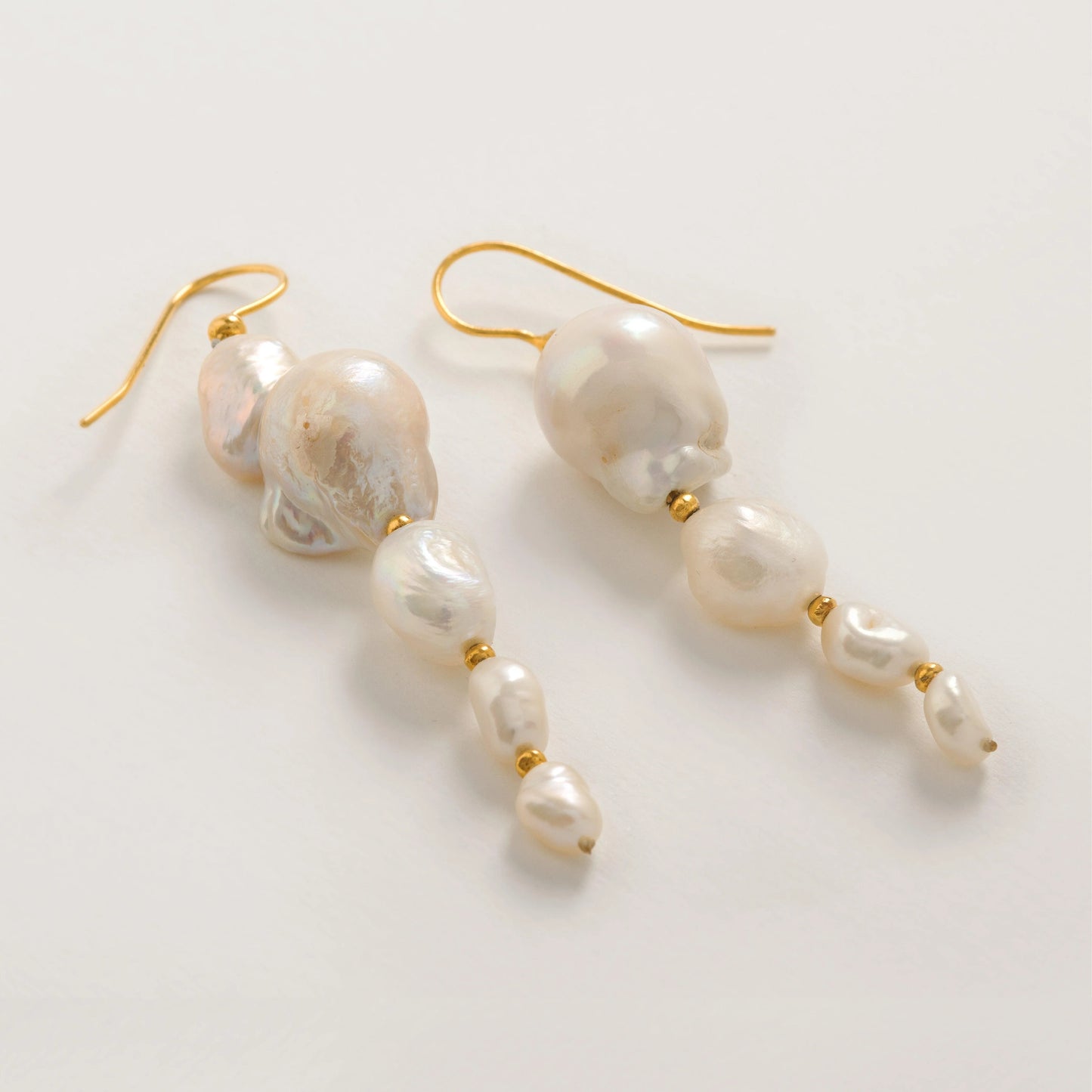 Baroque Large Drops Pearl Earring