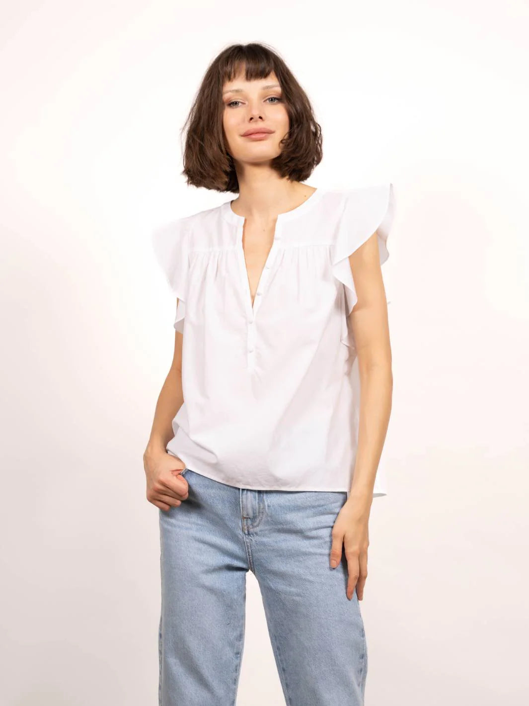 Juno Poplin Top