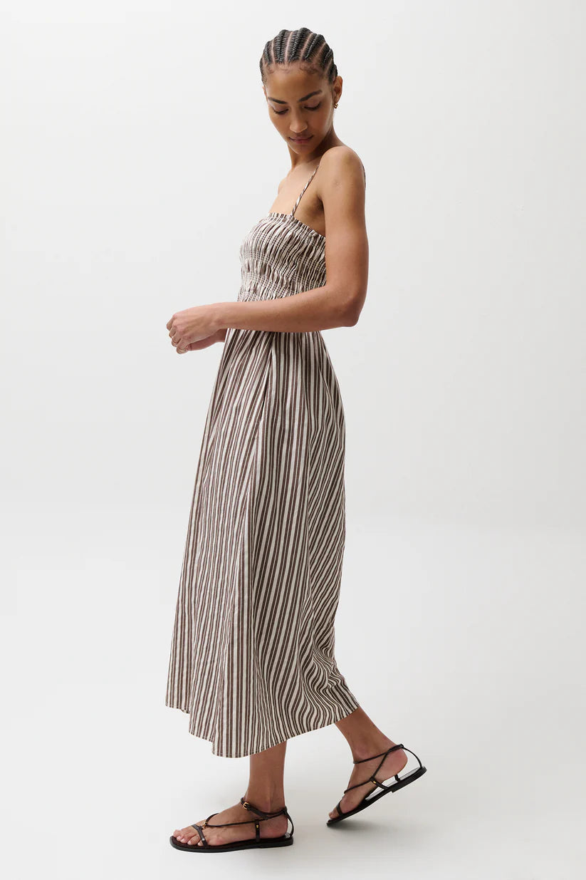 Bianca Shirred Bodice Dress