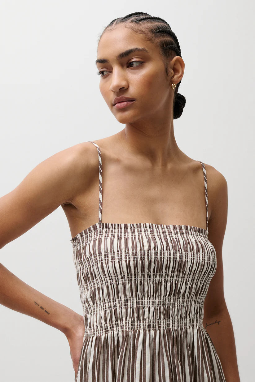 Bianca Shirred Bodice Dress